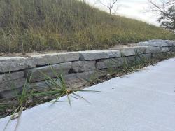 Delta Ledge Stone Outcropping Retaining Wall