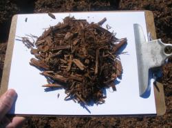 Lite Brown color mulch