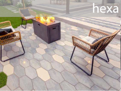 hexa slab concrete paver